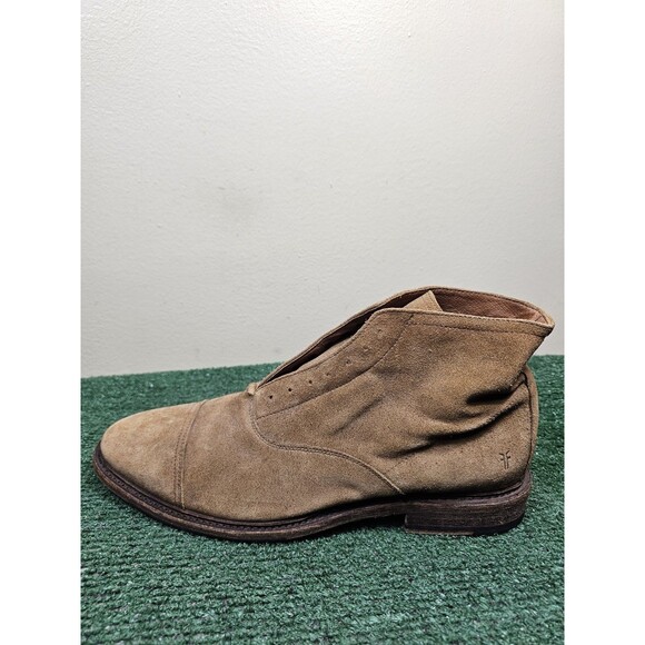 Frye Paul Lace UP Chukka Boots Faded Brown Mens Size 12 D main image 10